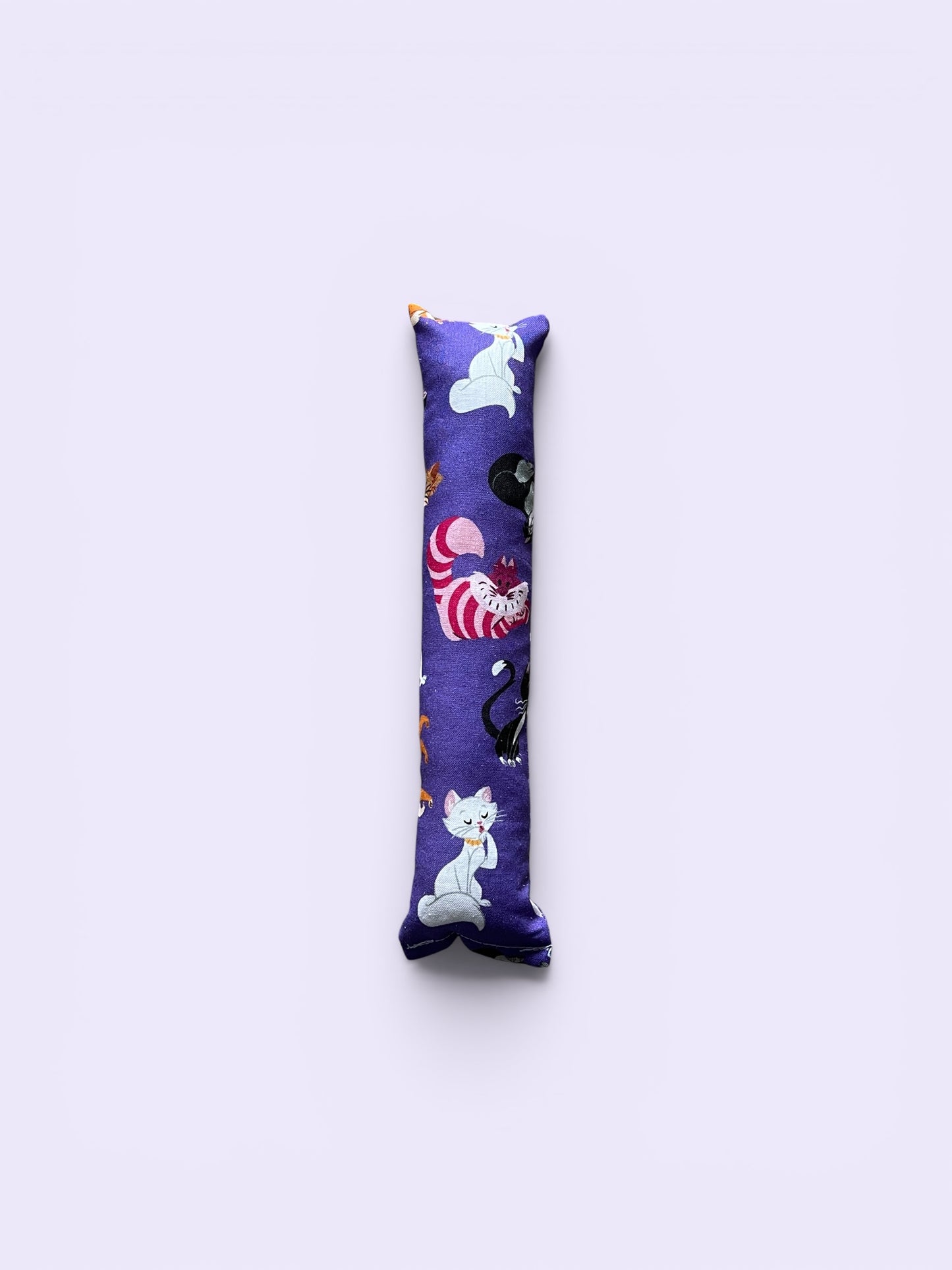 Purple Cartoon Cat - Kitty Kicker - Catnip Cat Toy
