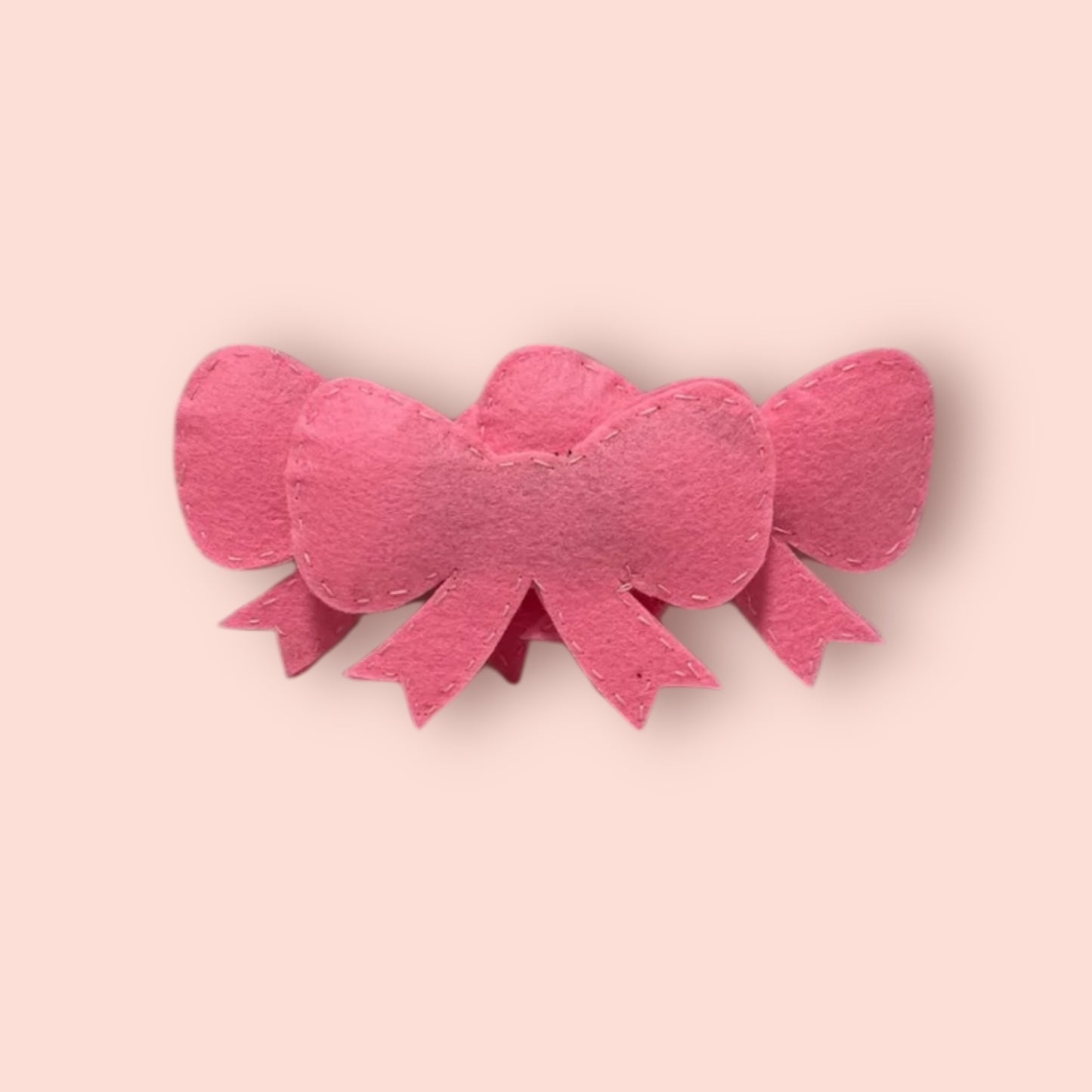 Pink Bow Coquette Catnip Toy