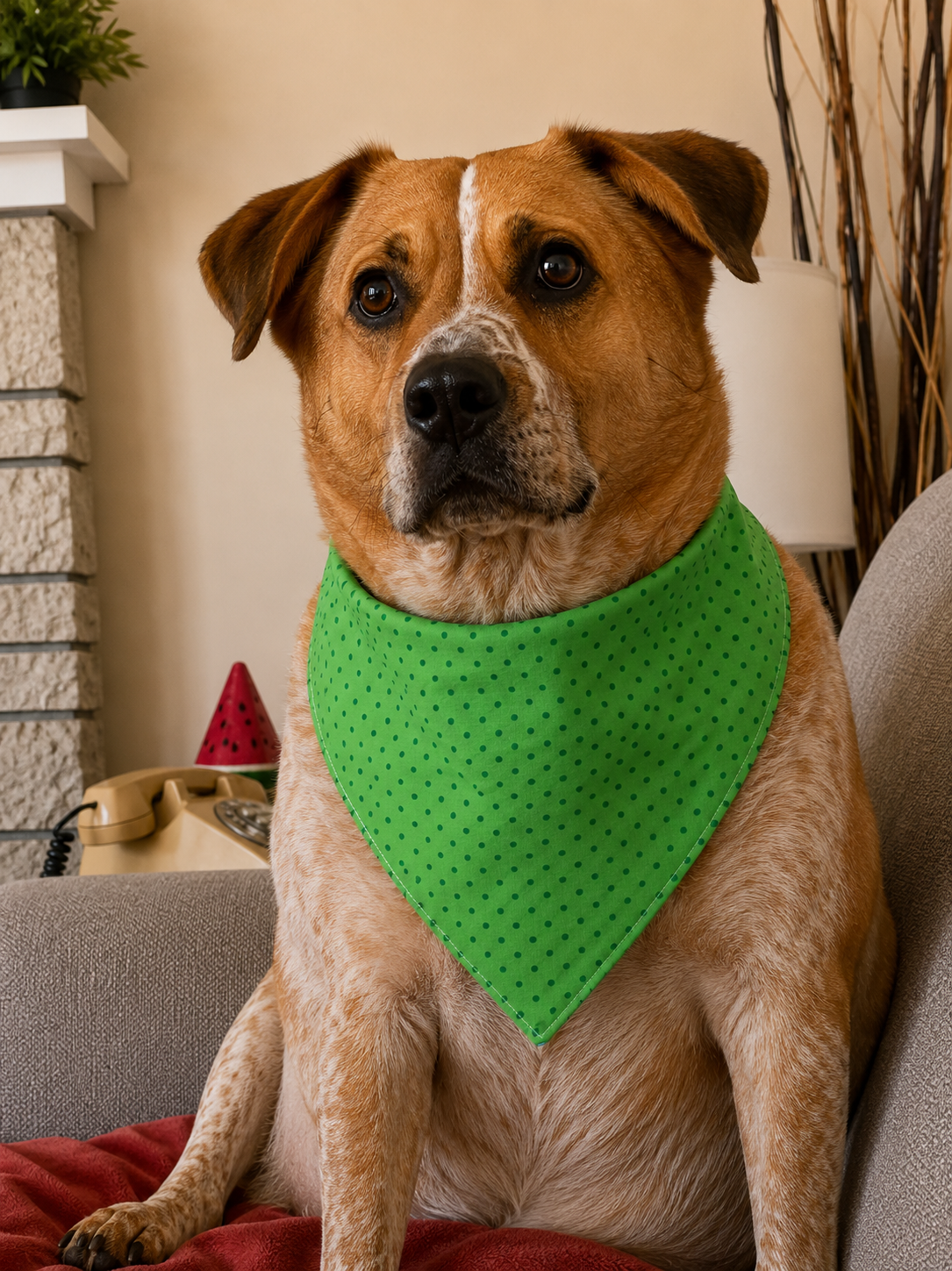 Dog Bandana - Over the Collar - Watermelons