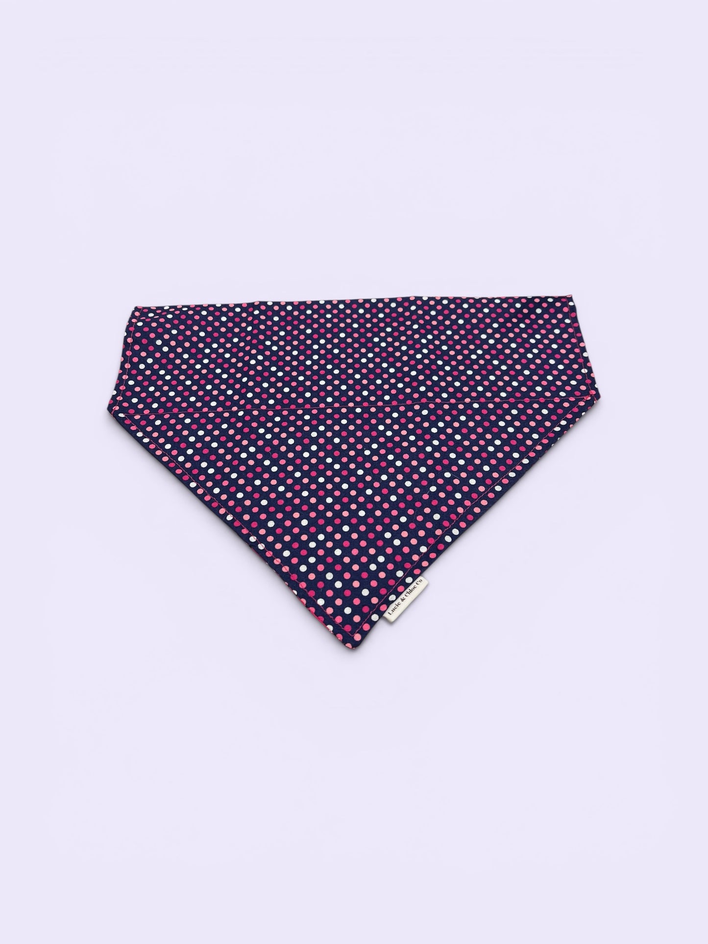 Dog Bandana - Over the Collar - Pink Bandana
