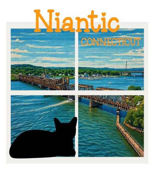 Purrfect View Cat Window Vinyl Sticker - Niantic