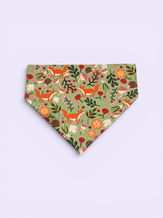 Dog Bandana - Over the Collar - Whimsical Forest