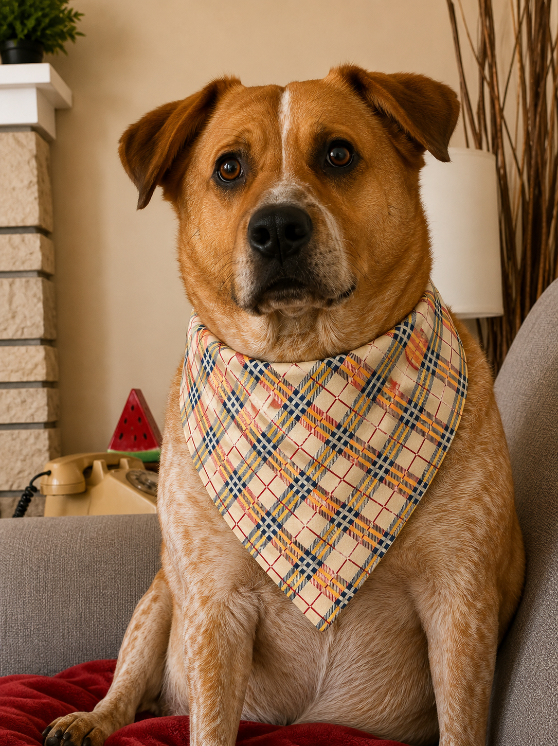 Dog Bandana - Over the Collar - Whimsical Forest