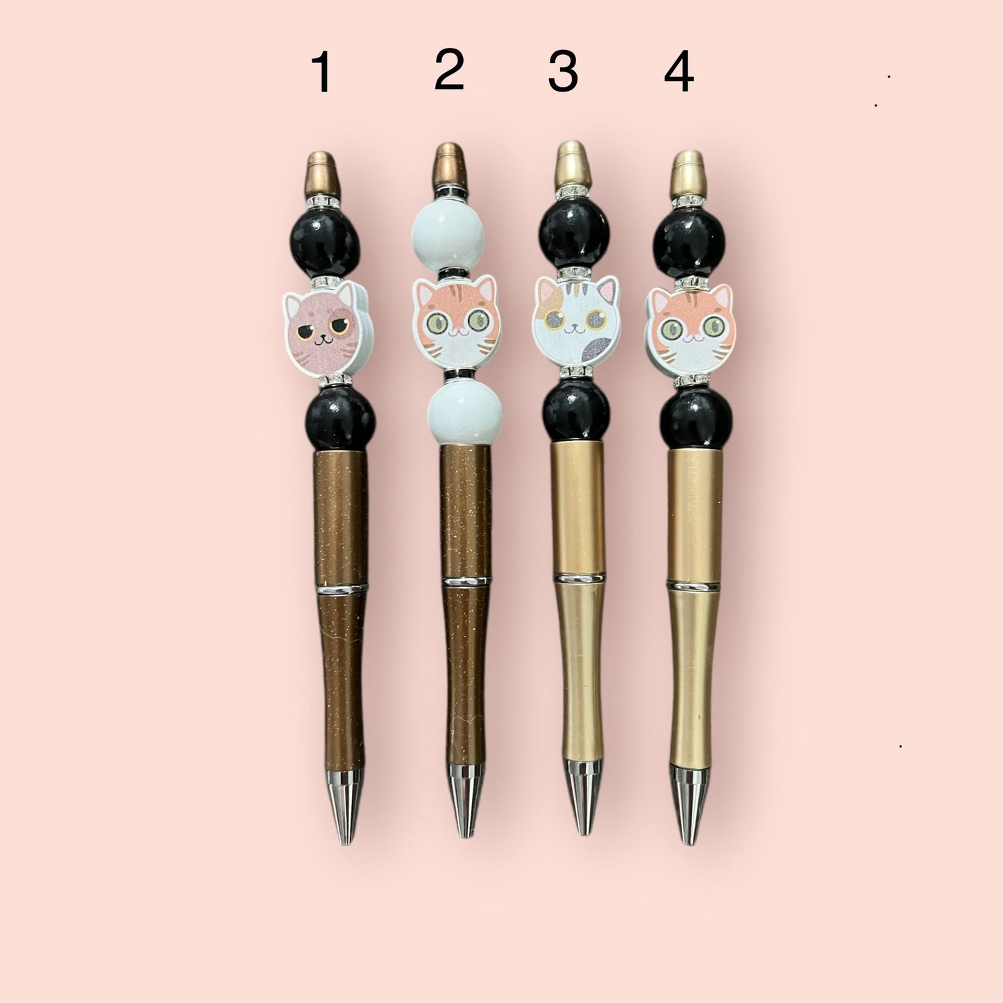 Cat Bead Pens