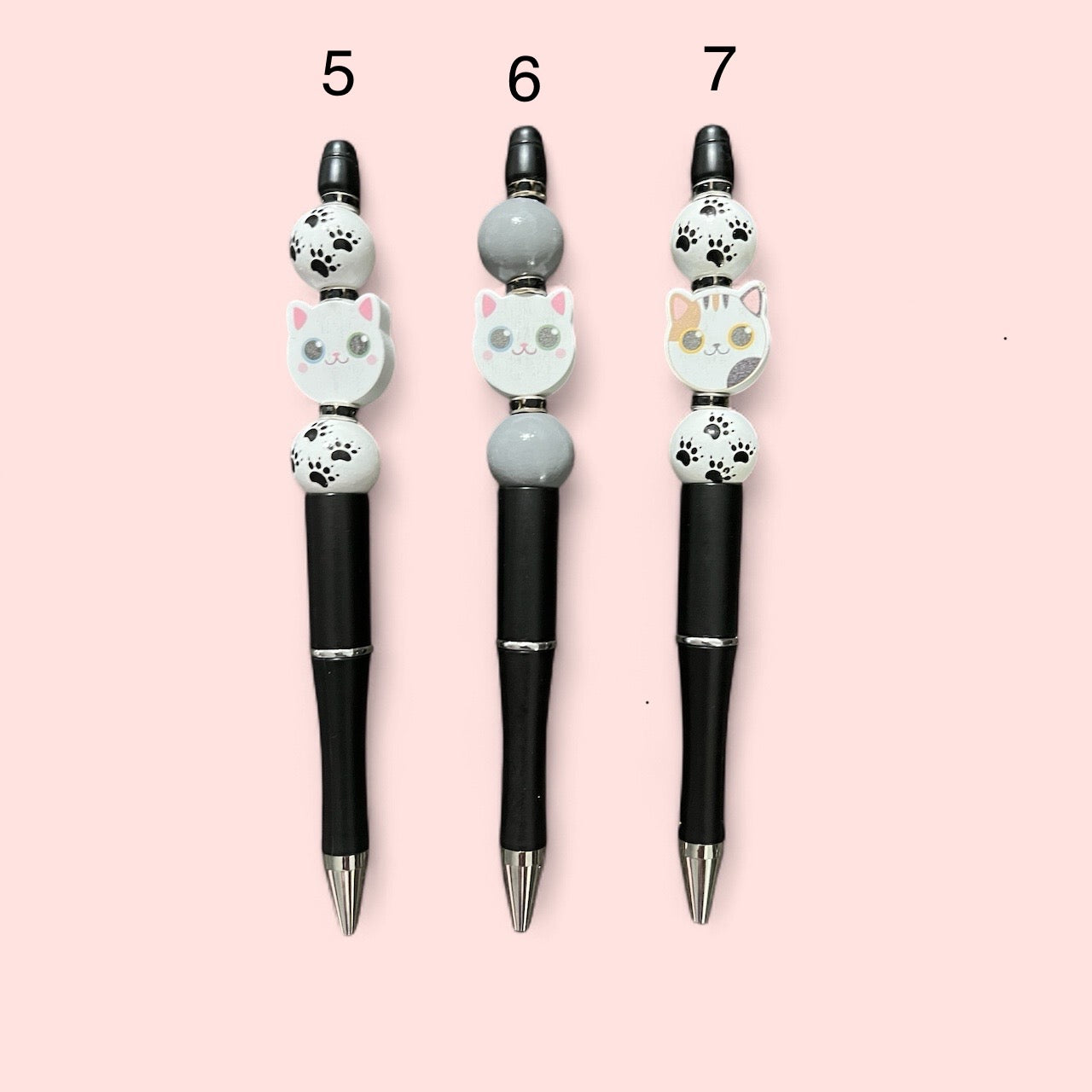 Cat Bead Pens