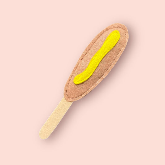 Corn Dog Catnip Toy