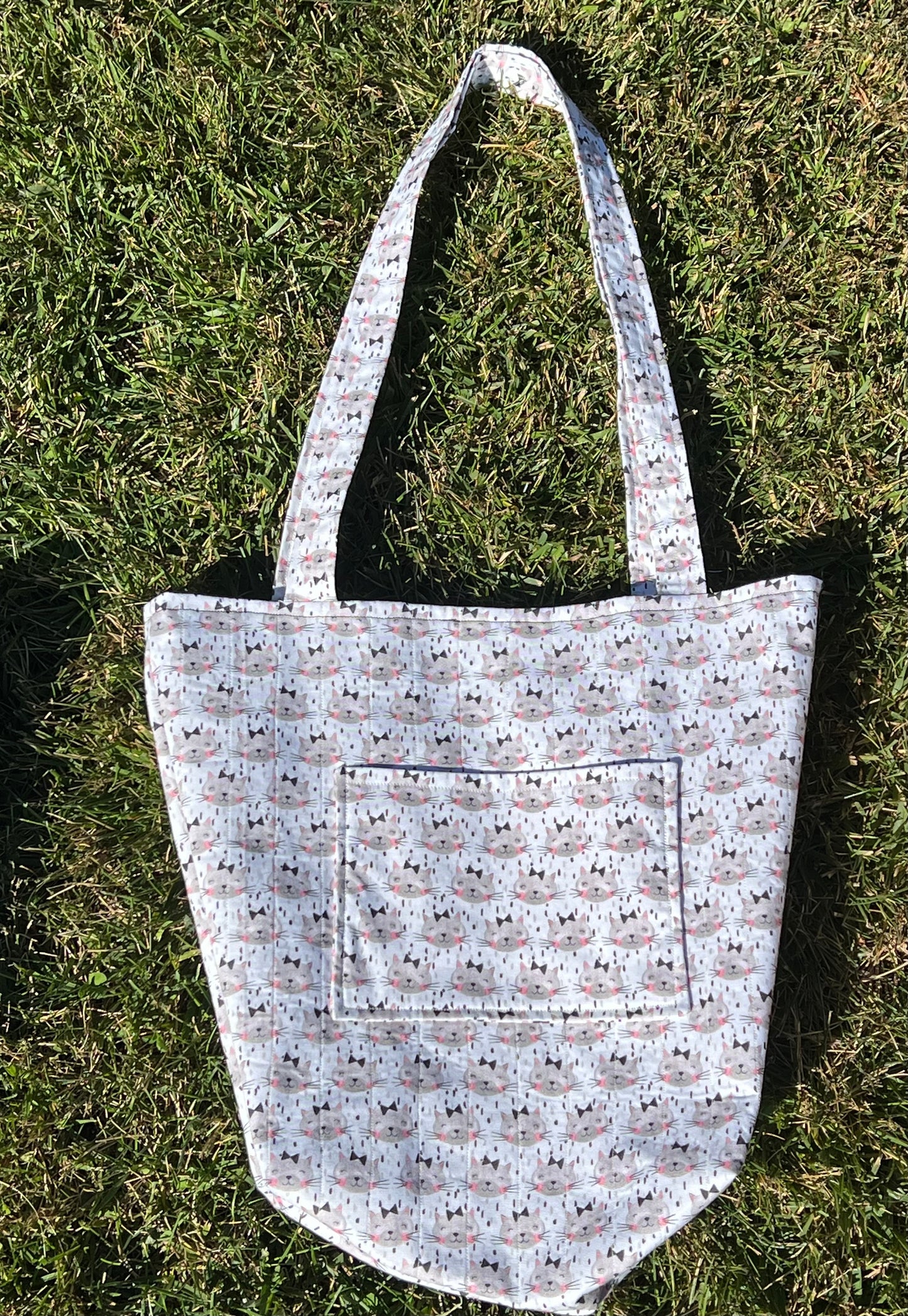 Kitty with Bows Tote Bag